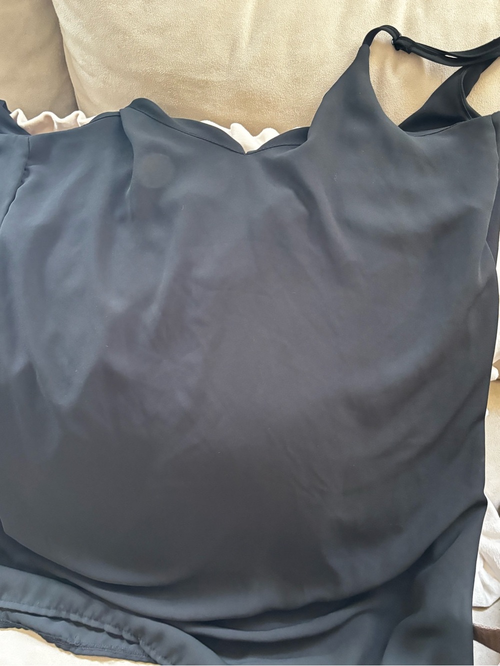 Gant Black Ladies Camisole Top